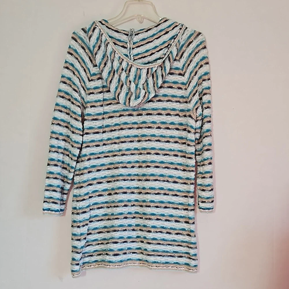 J Jill knit full zip sweater Size Medium